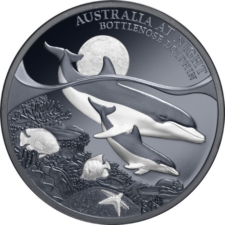 Delfín Mular - 1 Oz - Moneda de Plata de Colección