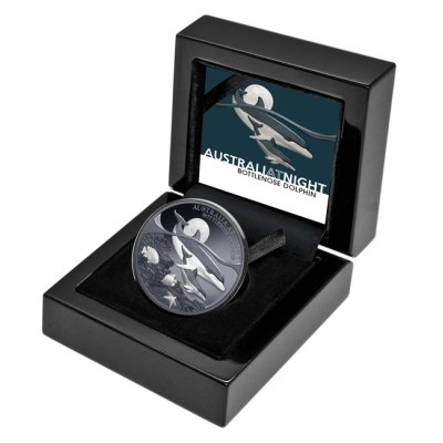 Delfín Mular - 1 Oz - Moneda de Plata de Colección