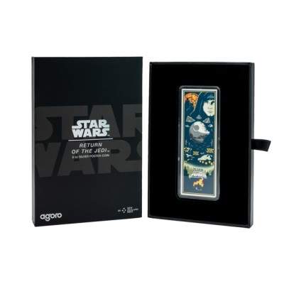 Star Wars: El Retorno del Jedi - 3 Oz - Moneda de Plata de Coleccionista
