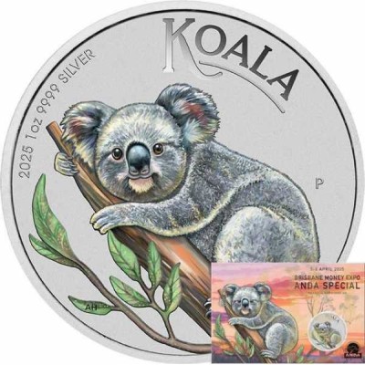 Koala (2025) - Moneda de colección de plata de 1 Oz