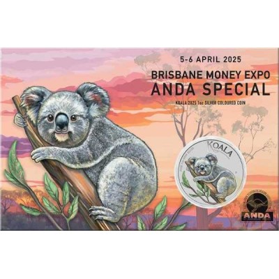 Koala (2025) - Moneda de colección de plata de 1 Oz