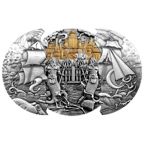 Atlantis - 5 Oz - Moneda de Plata de Colección (dodání 30.6.2025)