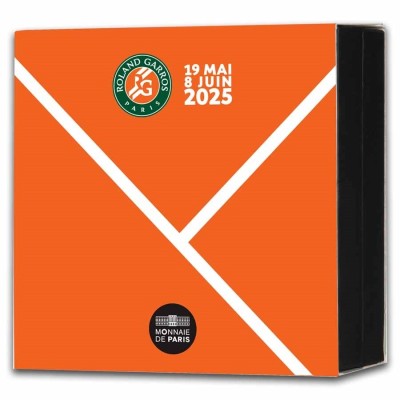 100 Años de Roland Garros - 22g - Moneda de Plata de Colección