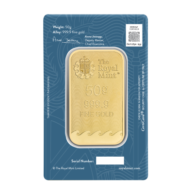 Britannia - 50g - Lingote de oro de inversión