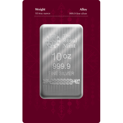 Dioses Nórdicos - Thor - 10 Oz - lingote de plata de inversión