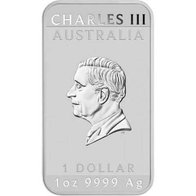 Dragón Rectangular (2025) - 1 Oz - Moneda de Plata de Inversión