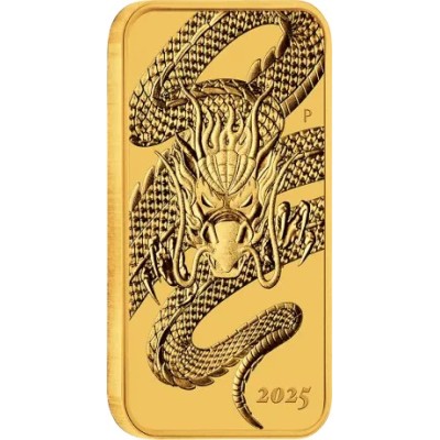 Dragón Rectangular (2025) - 1 Oz - Moneda de Oro