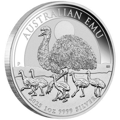 Emú Australiano (2025) - 1 Oz - Moneda de Plata de Inversión