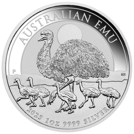 Emú Australiano (2025) - 1 Oz - Moneda de Plata de Inversión
