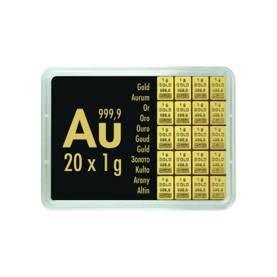 Oro Combibarren Valcambi 20x1 g - Lingote de oro de inversión