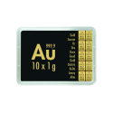 Oro Combibarren Valcambi 10x1 g - Lingote de oro de inversión