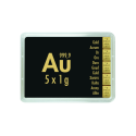 Combibarren de oro 5x1 g - Lingote de oro de inversión