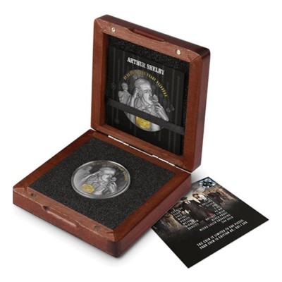 Peaky Blinders - Arthur Shelby - 2 Oz - Moneda de Plata de Coleccionista