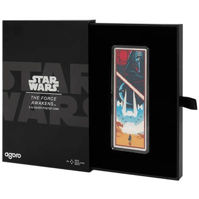 Star Wars: The Force Awakens - Moneda de colección de plata de 3 oz