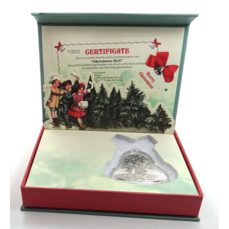 Campana de Navidad (2012) - 1 Oz - Moneda de Plata de Colección