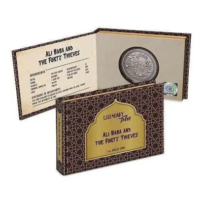 Ali Baba y los cuarenta ladrones (2019) - 1 Oz - Moneda de Plata de Colección