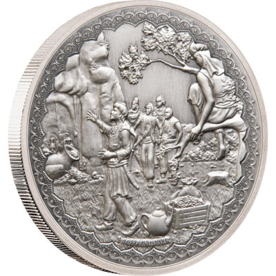 Ali Baba y los cuarenta ladrones (2019) - 1 Oz - Moneda de Plata de Colección