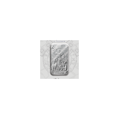 Dioses Nórdicos - Thor - 1 Oz - lingote de plata de inversión
