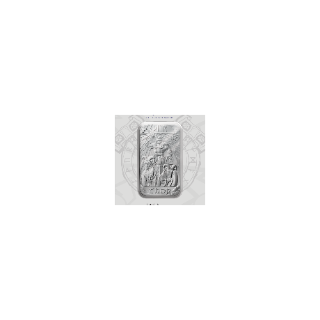 Dioses Nórdicos - Thor - 1 Oz - lingote de plata de inversión
