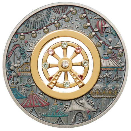 Noria (2025) - 2 Oz - Moneda de Plata de Colección
