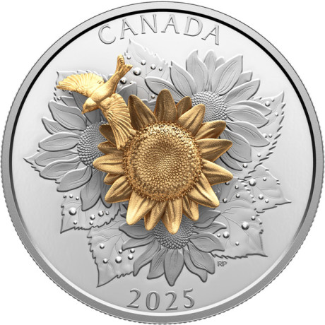 Stitch and Flower (2025) - 5 Oz - Moneda de Plata de Colección