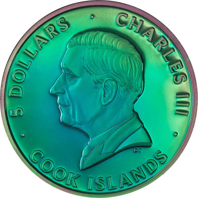 Pavo real (2025) - 1 oz - moneda de plata de colección (entrega el 5 de octubre de 2025)