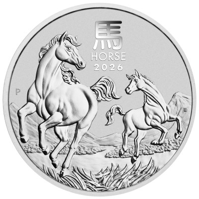 Caballo Lunar (2026) - 1 Oz - moneda de plata de inversión