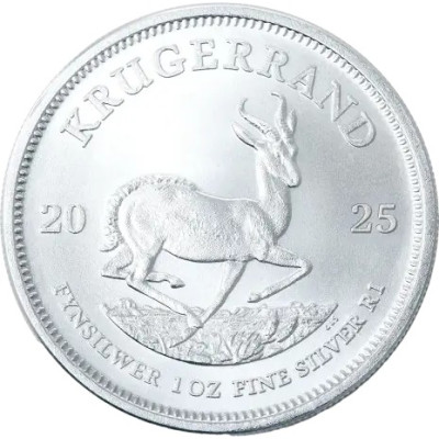 Krugerrand (2025) - 1 Oz - moneda de plata de inversión (en stock el 24/10/2025)
