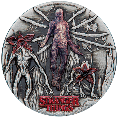 Stranger Things (2026) - 2 Oz - Moneda de Plata de Coleccionista
