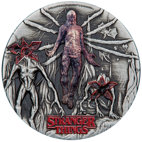 Stranger Things (2026) - 2 Oz - Moneda de Plata de Coleccionista