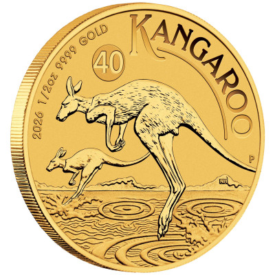 Canguro Australiano (2026) - 1/2 Oz - moneda de oro de inversión