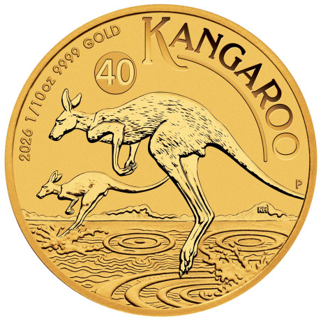 Canguro Australiano (2026) - 1/10 Oz - moneda de oro de inversión