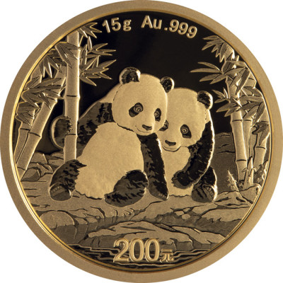 Panda (2026) - 15g - moneda de oro de inversión