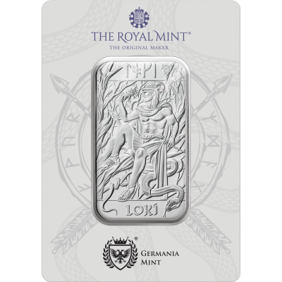 Dioses Nórdicos - Loki - 1 Oz - lingote de plata de inversión