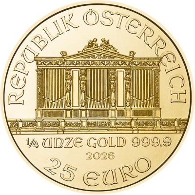 Wiener Philharmoniker (2026) - 1/4 Oz - moneda de oro de inversión
