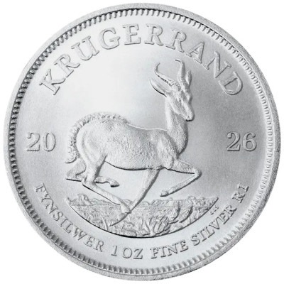 Krugerrand (2026) - 1 Oz - moneda de plata de inversión