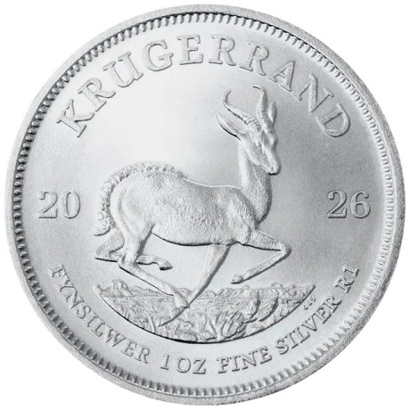 Krugerrand (2026) - 1 Oz - moneda de plata de inversión