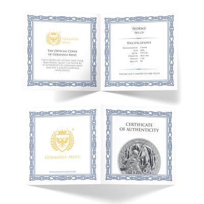 Skuld - 1 Oz - Moneda de Plata de Colección