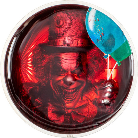 Coulrophobia (2026) - Moneda de Plata de 2 Oz de Colección Proof