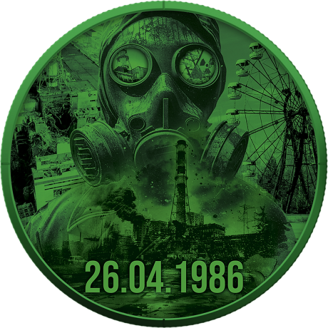Chernóbil (2026) - Moneda de colección de plata