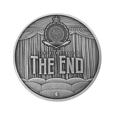 Metrópolis (2025), sillent film classics - moneda de plata de colección