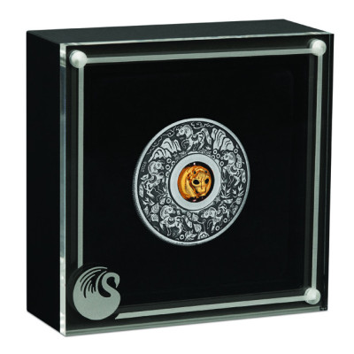 Caballo Lunar Giratorio - 1 Oz - Moneda de Plata de Colección