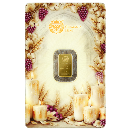 Ceca de Germania - Lingote de oro de inversión de 1g "Primera Comunión" II.