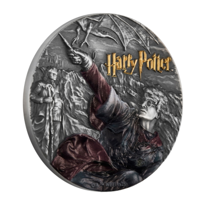 Harry Potter y el cáliz de fuego - Moneda de colección de plata de 2 oz