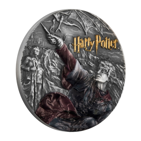 Harry Potter y el cáliz de fuego - Moneda de colección de plata de 2 oz