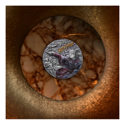 Harry Potter y el cáliz de fuego - Moneda de colección de plata de 2 oz