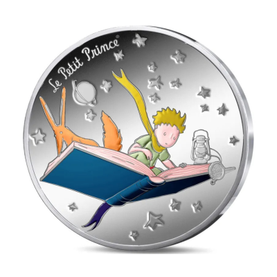 El Principito - libro - 22,5g - moneda de plata de colección