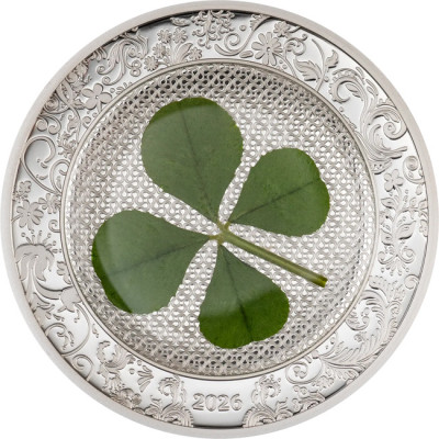 Onza de Suerte (2026) - Moneda de colección de plata de 1 Oz proof