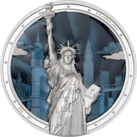 Estatua de la Libertad (2026) - 2 Oz - Moneda de Plata de Colección