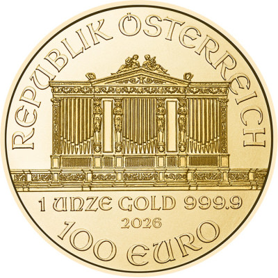 Wiener Philharmoniker (EUR años mayores) - 1 Oz - moneda de oro de inversión